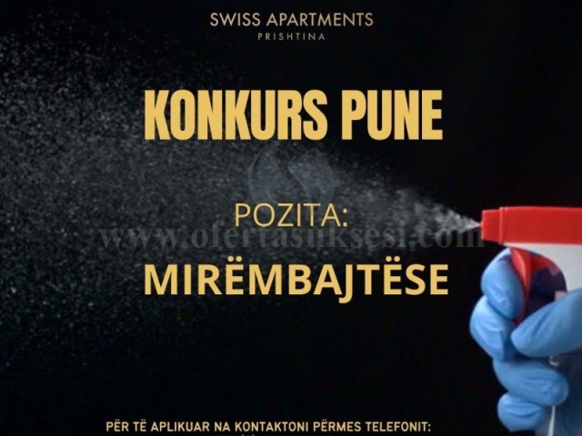 Ofroj pune per mirëmbajtëse 