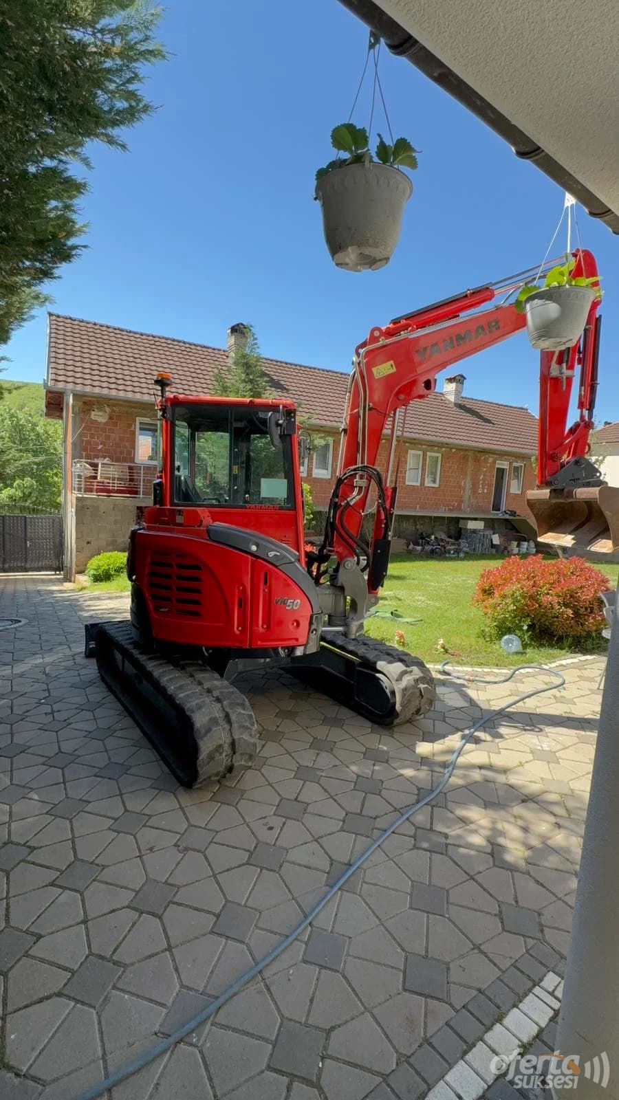 Shes ekskavator Yanmar Vio 50-6A — fotografia 1