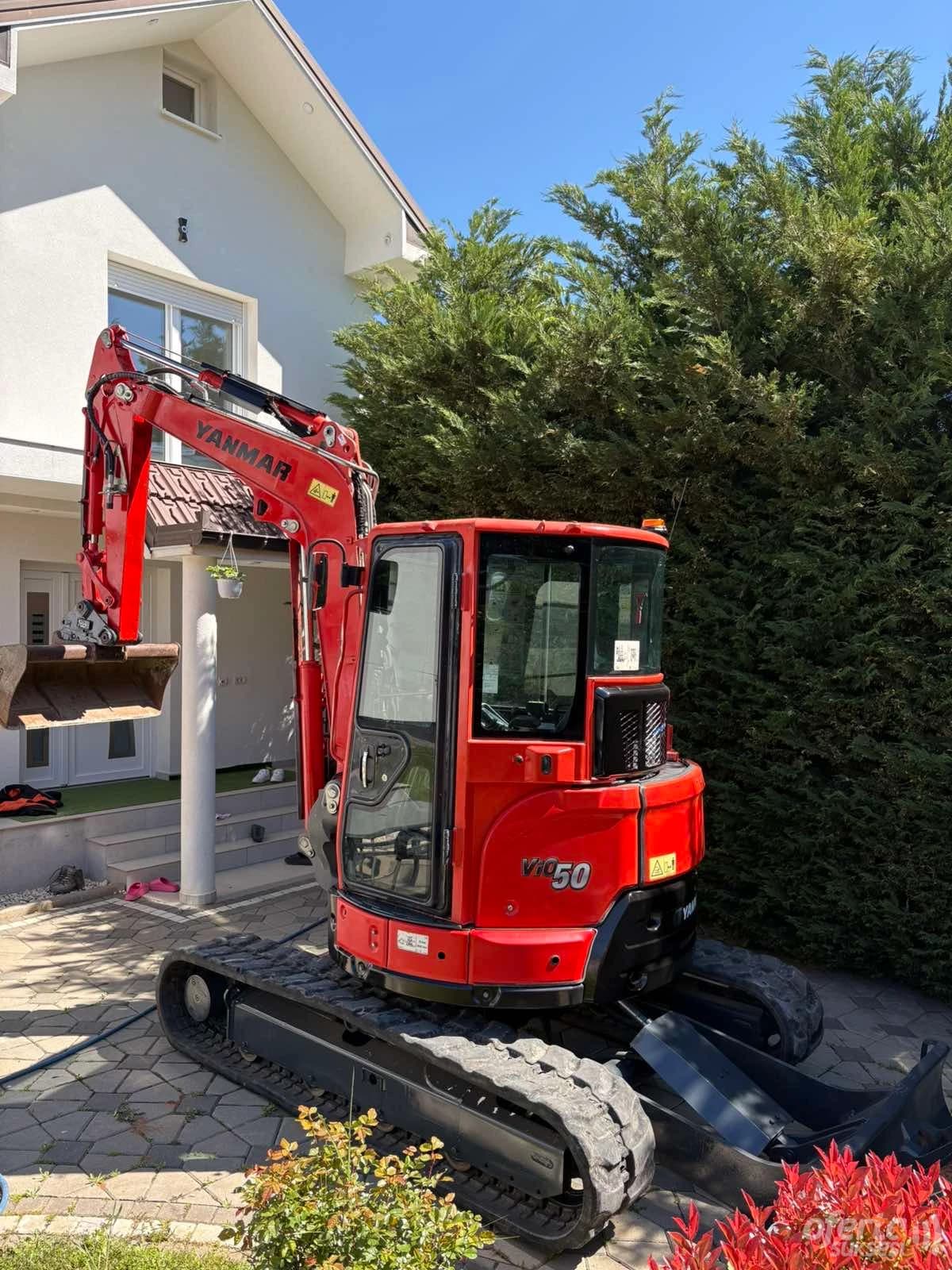 Shes ekskavator Yanmar Vio 50-6A — fotografia 4