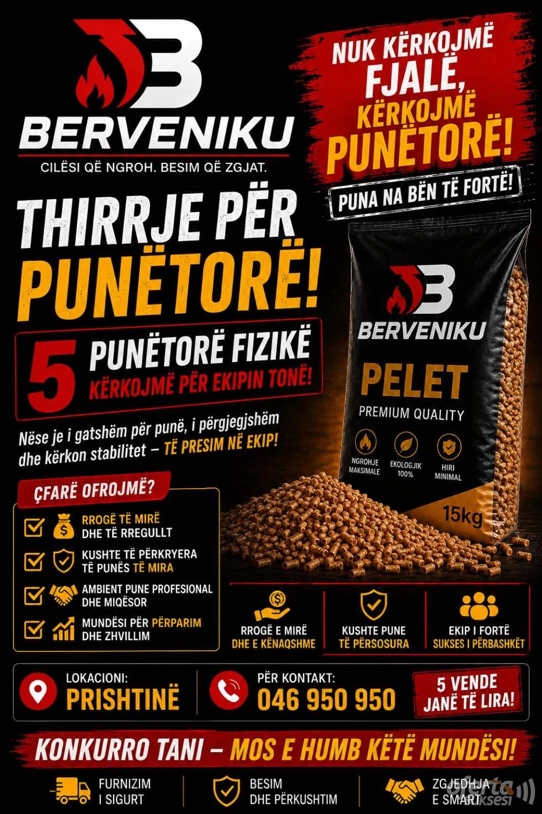 Ofroj pune per 5 punetor — fotografia 1