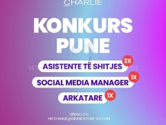 Ofroj pune per Social Media Manager, Asistente e shitjes, Arkatare